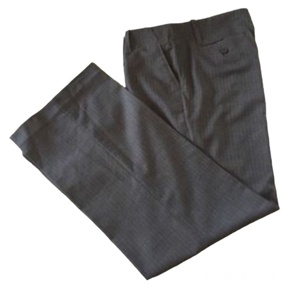 New York & Co. Stretch Grey Pinstripe Pants Size 6